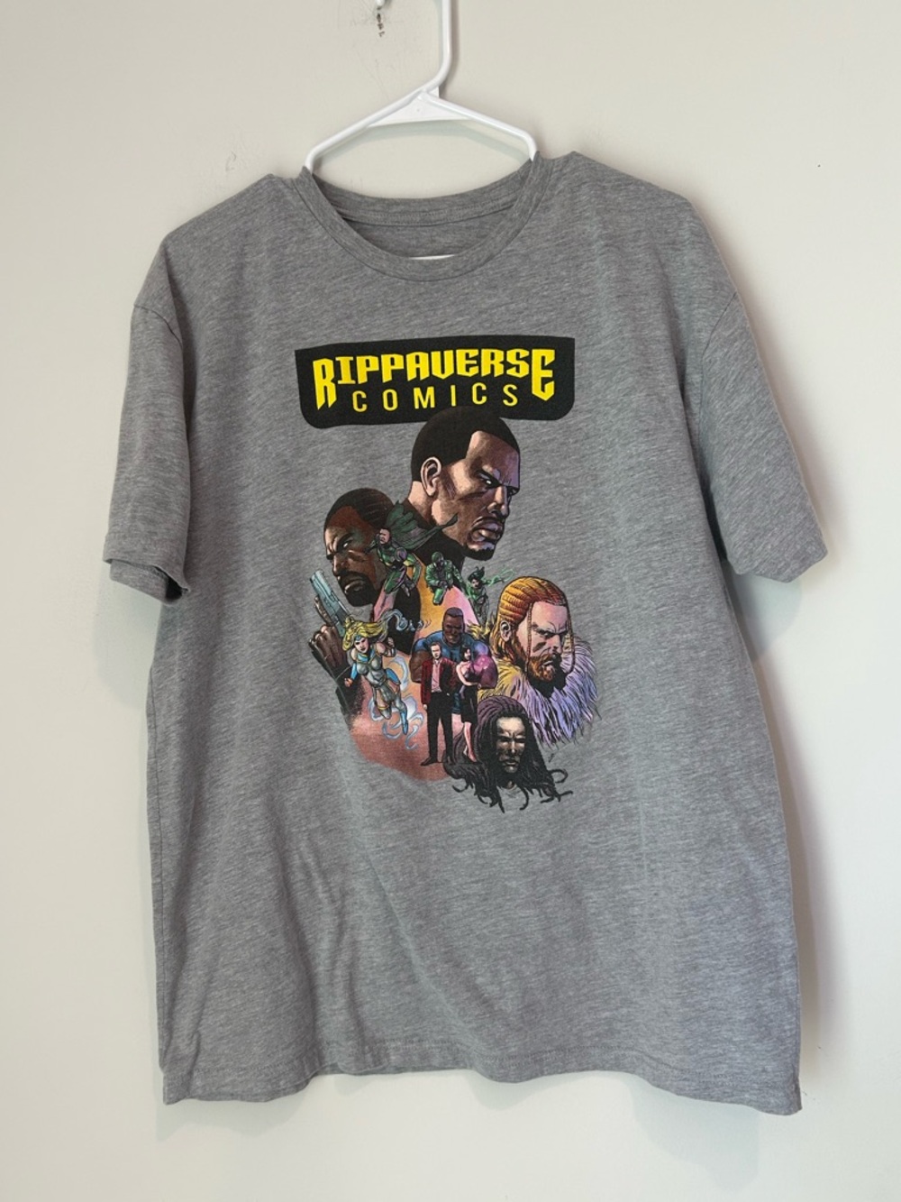 Rippaverse Comics XL Gray T-shirt